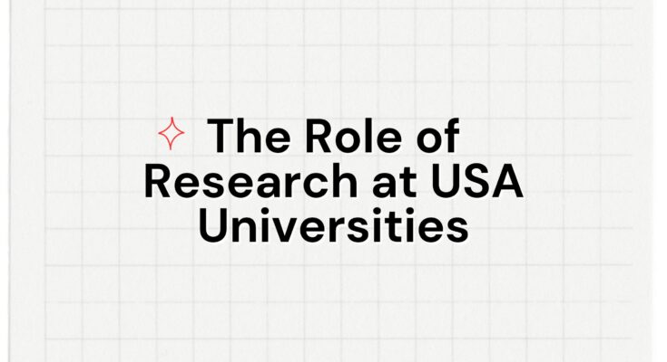 The Role of Research at USA Universities