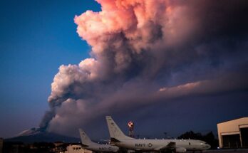 Etna volcano erupts