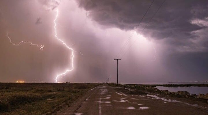 Greece thundestorms