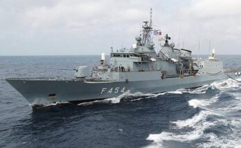 The Greek frigate Psara is the third ship of the Greek Hydra-class frigates