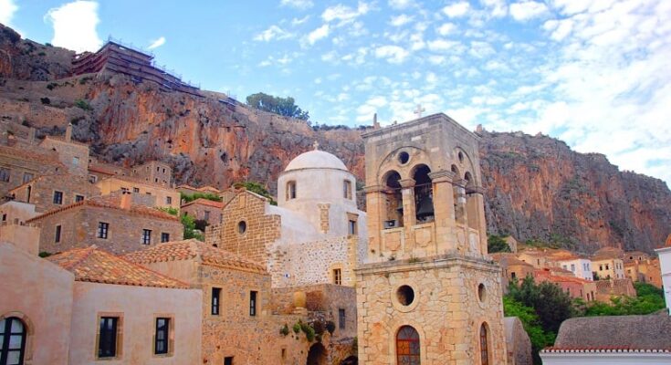 Monemvasia castle town Greece