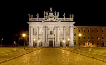 Archaeologists find ancient papal palace near the Archbasilica of St. John Lateran.