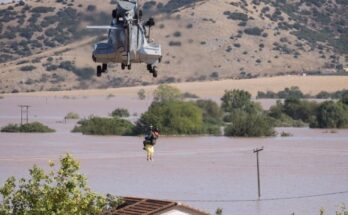 Flooding Thessaly