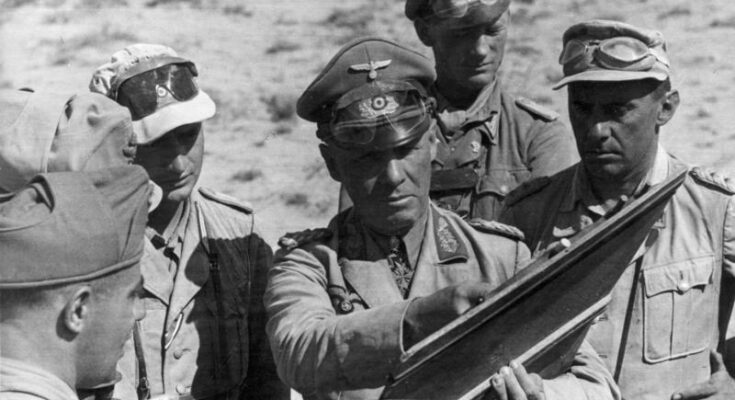 Rommel and his Nazi associates, who looted more than 20 million pounds worth of gold in Tunisia during World War Two.