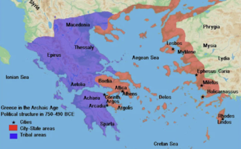 Map of ancient Greece