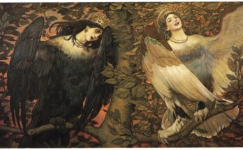 Sirin and Alkonost, painting by Viktor Vasnetsov