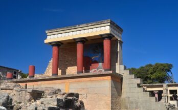 Knossos Palace, legendary residence of King Minos.