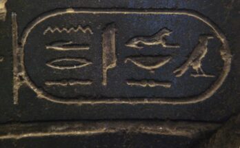 Hieroglyphic inscription of Alexander