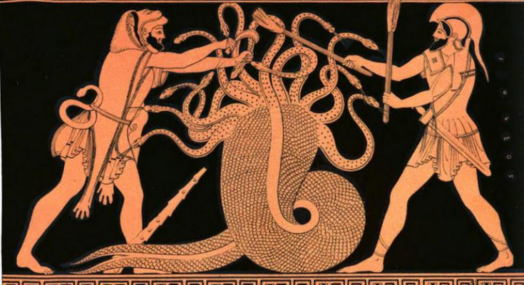 Image of Hercules kills a monster