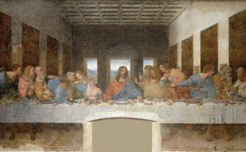 Painting of the Da Vinci's Last Supper