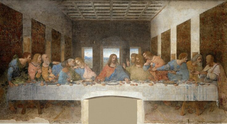 Painting of the Da Vinci's Last Supper