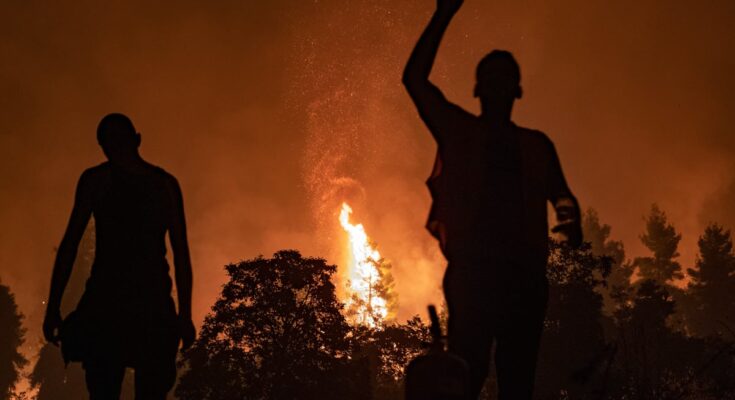 Ancient Greece fires