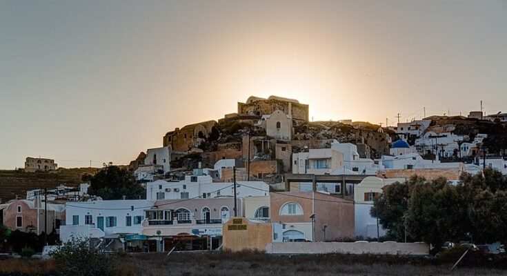 Castle of Akrotiri, Santorini.