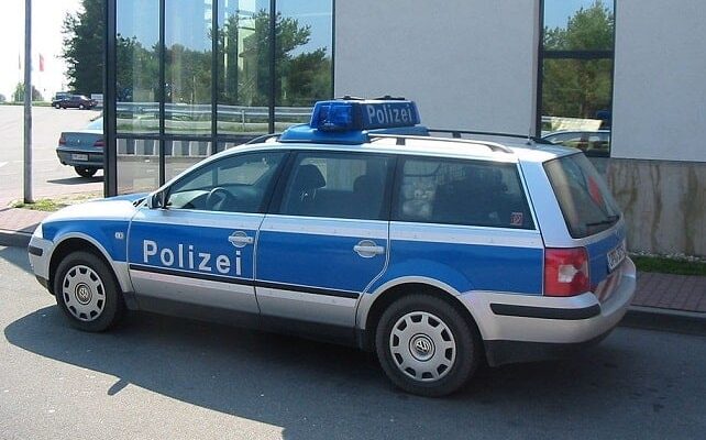 German police car