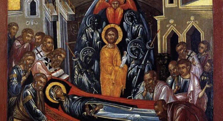 dormition of the virgin Mary celebrated on August 15