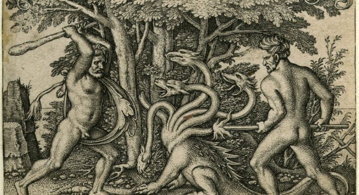 Hercules slaying the Hydra