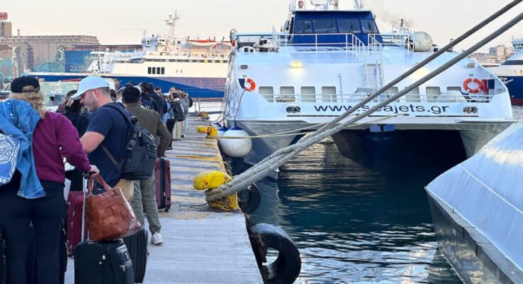 Piraeus port Greece