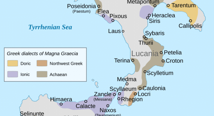 Magna Graecia Greek dialects