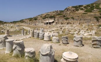 The ancient city of Knidos, one of the threatened cultural heritage sites.