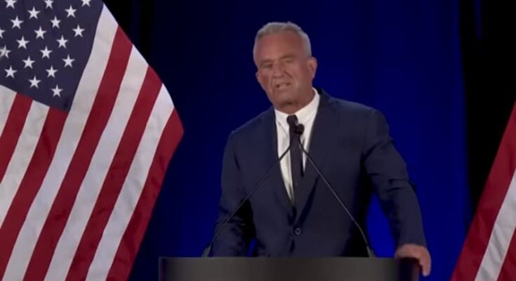 Robert F. Kennedy Jr addresses the nation