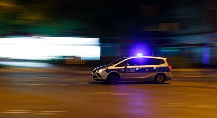 German police car