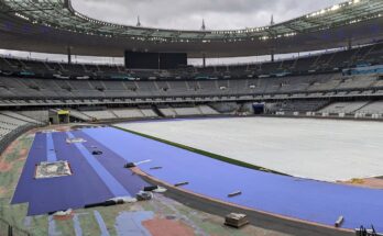 Paris 2024 purple track