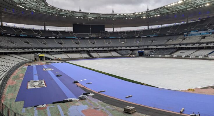 Paris 2024 purple track