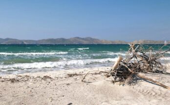 Marmari beach on Kos, Greece