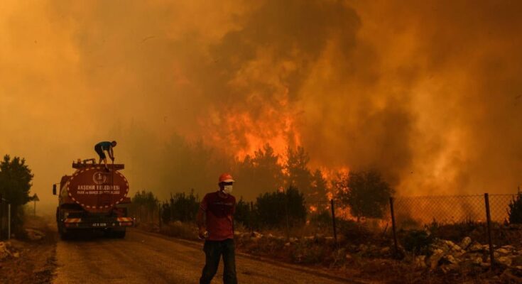 Wildfires have arrived sooner than expected in Greece this year, with temperatures reaching 30 degrees celsius in late March.