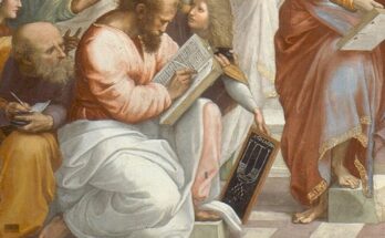 Depiction of Pythagoras from School of Athens, by Raphael, 1511