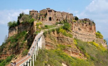 An ancient Etruscan town, Lazio, Italy.