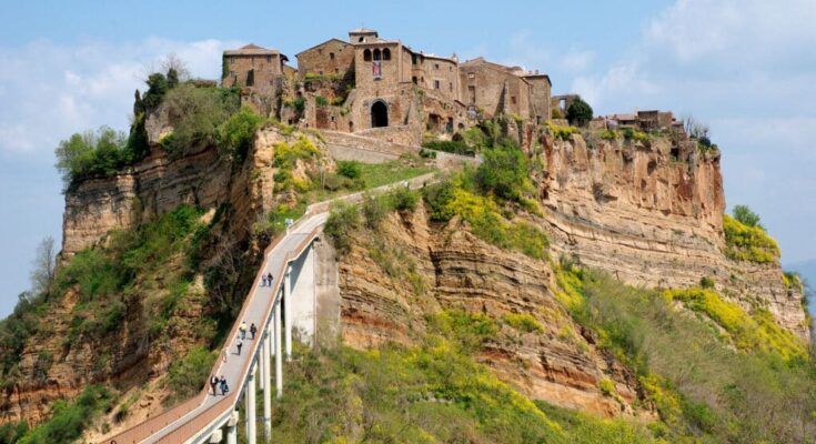 An ancient Etruscan town, Lazio, Italy.