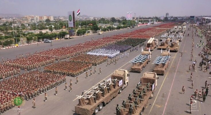 Houthi military parade