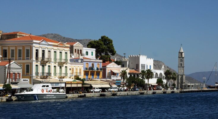 The harbour at Symi.