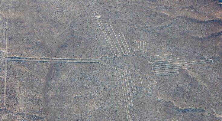 Geoglyphs in the Nazca Desert, Peru