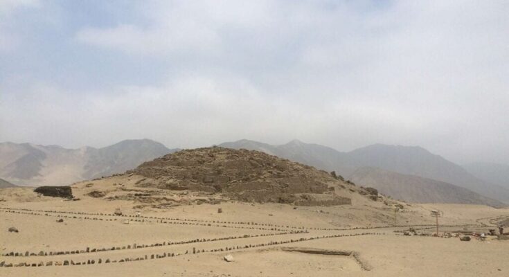 Cidade Sagrada de Caral Supe, Peru.