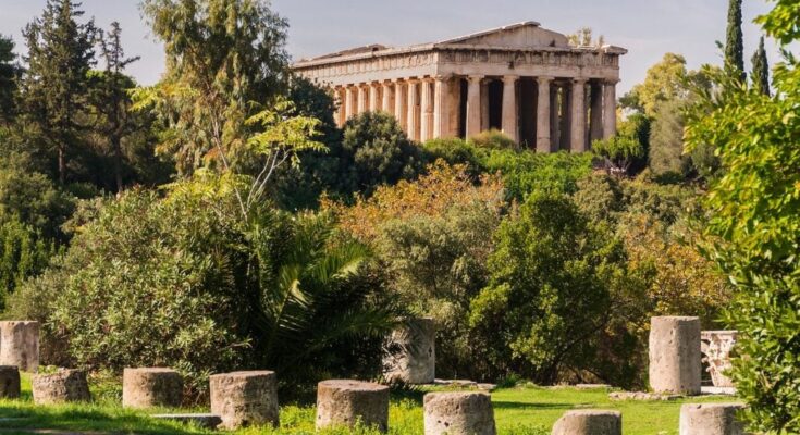 Temple of Hephaestus, Ancient Agora of Athens, Greece