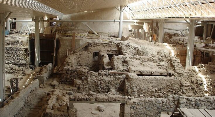 Prehistoric Site of Akrotiri, Santorini (Thera)