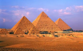 How many Ancient Egyptian pyramids are there.