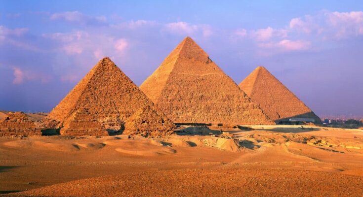 How many Ancient Egyptian pyramids are there.