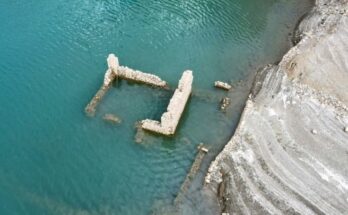 Drought in Greece Reveals Lost Village