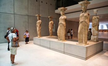 Five Caryatids Await the Return of Their Sister from the UK