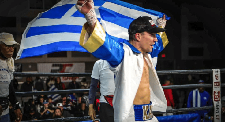 Katzourakis advances to semi-finals of OTX boxing middleweight competition.