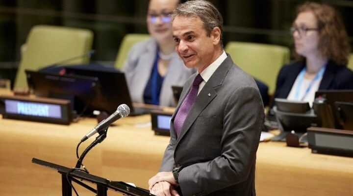 Greek PM Mitsotakis Sounds Alarm at UN Over Rising Sea Levels