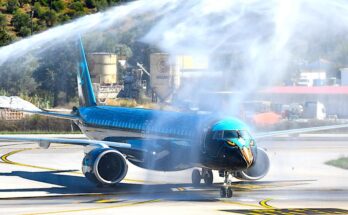 Embraer E195-E2 in Skiathos