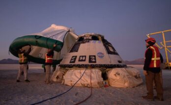 Boeing CST-100 Starliner Landing