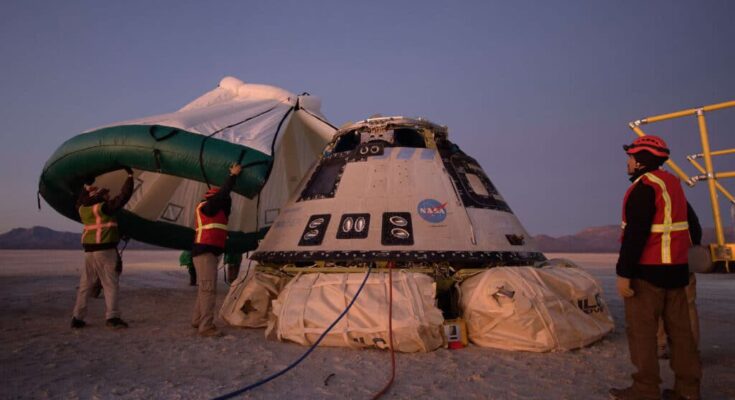 Boeing CST-100 Starliner Landing