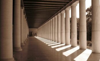 The stoa of Attalos in Athens