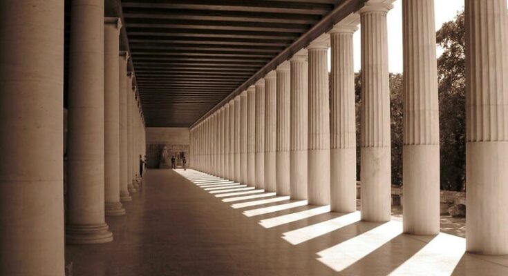 The stoa of Attalos in Athens