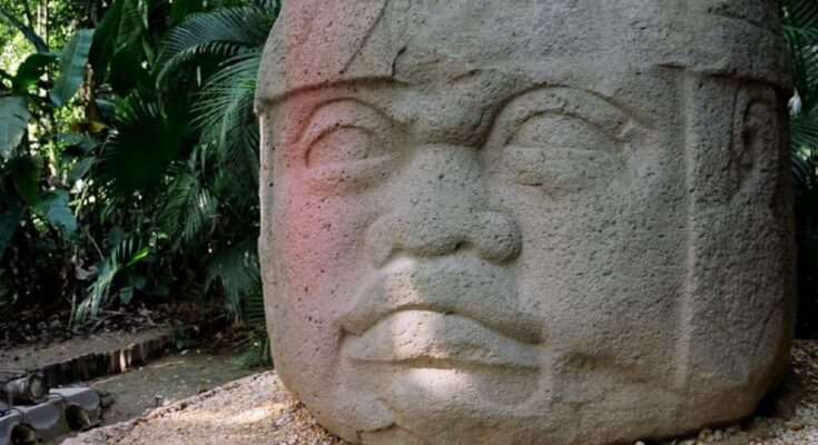 Olmec Stone Head